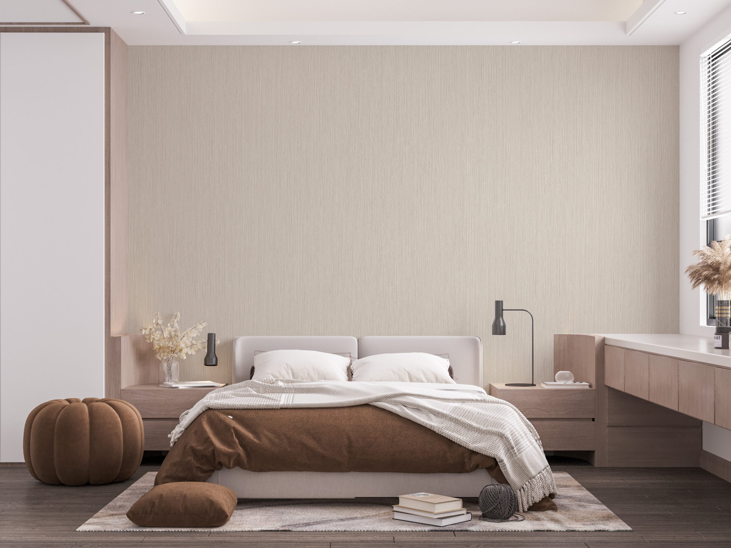 White line decor wallpaper