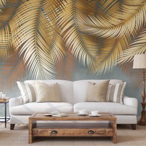 White line decor wallpaper