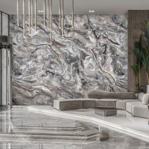 White line decor wallpaper