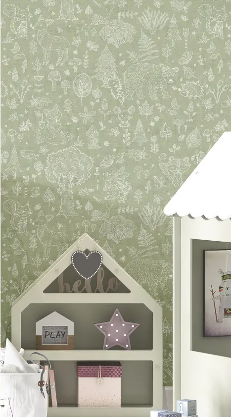 WHITELINE DECOR WALLPAPER