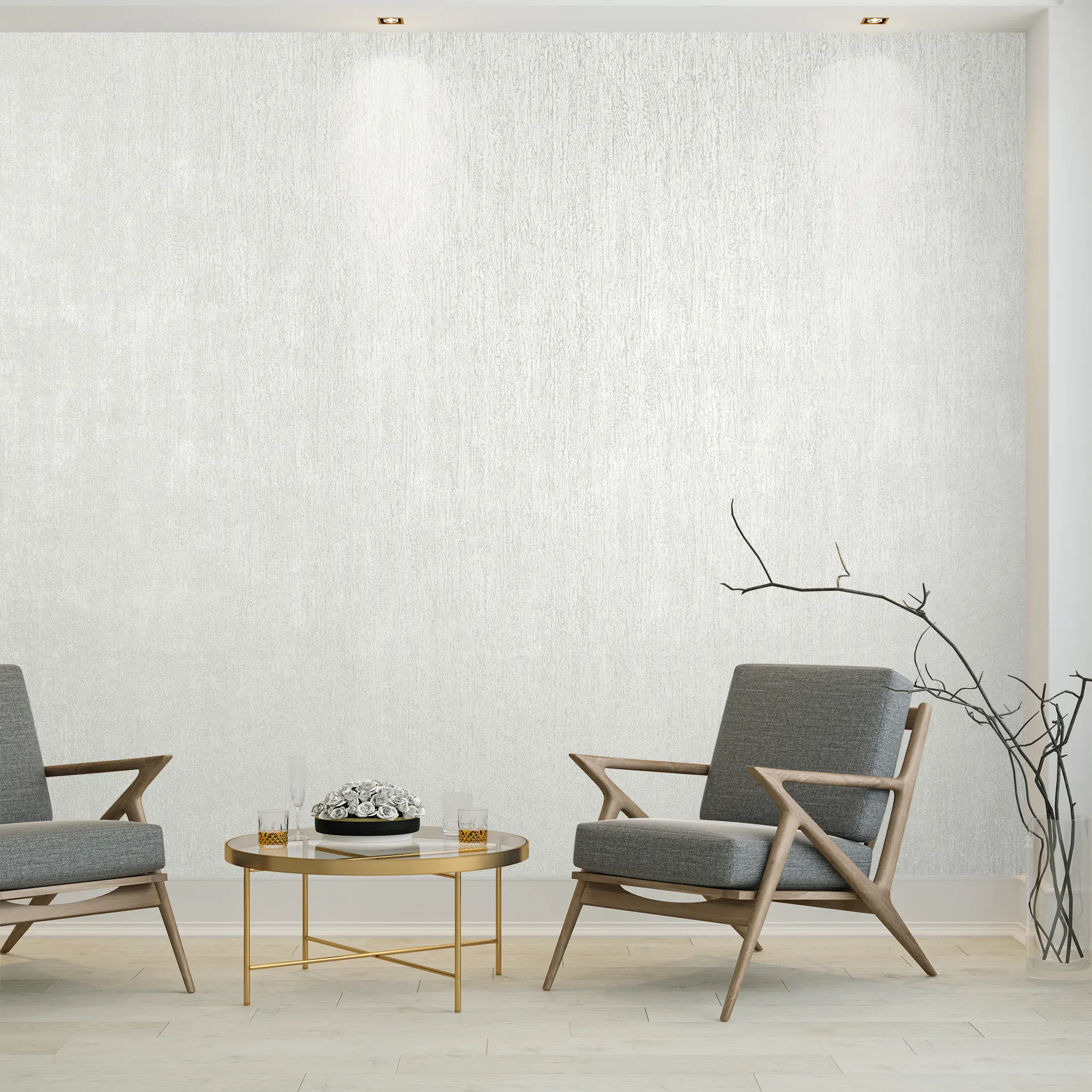WALLPAPER WHITELINE DECOR
